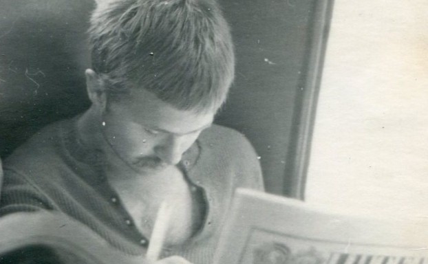 Сергей Литвинов в студенческие годы. Фото из архива писателя.