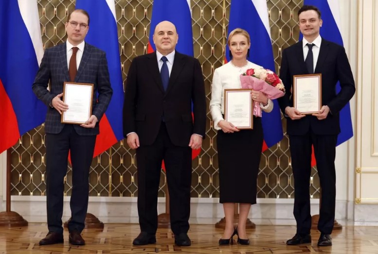 Награждение Алексея Дубровского и его коллег. Фото: © РИА Новости