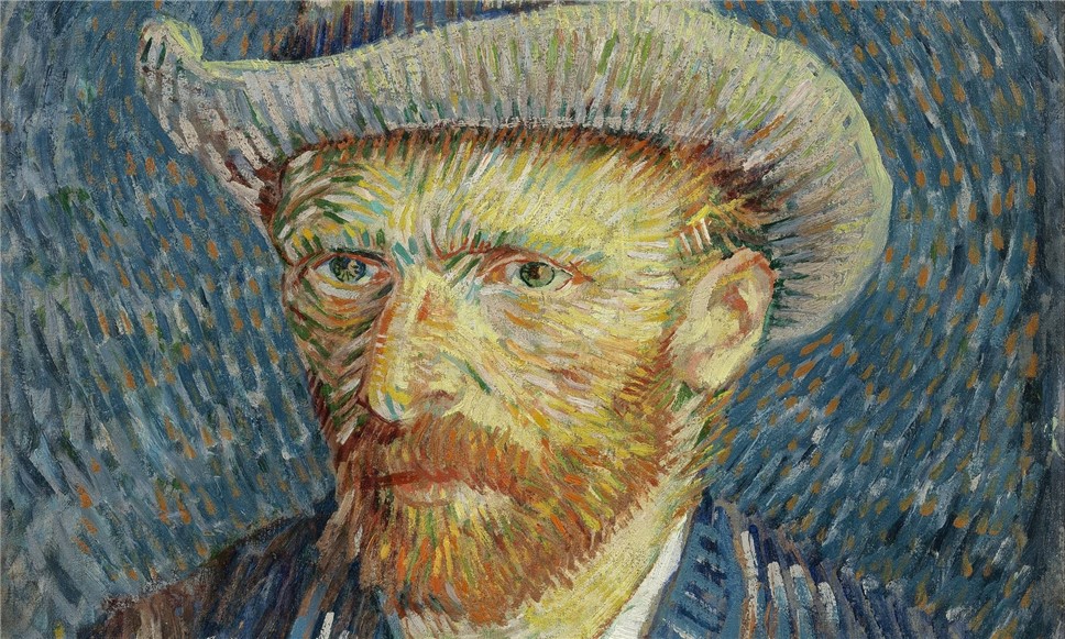 Фото: Фото: Van Gogh Museum “Автопортрет в серой фетровой шляпе III” Винсента Ван Гога, 1888 год.