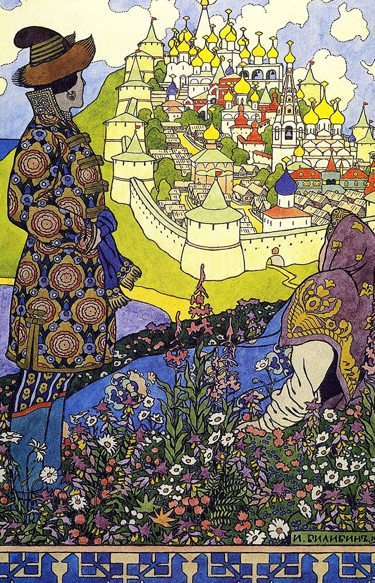 Билибин И.Я. Иллюстрация к „Сказке о царе Салтане... 1905