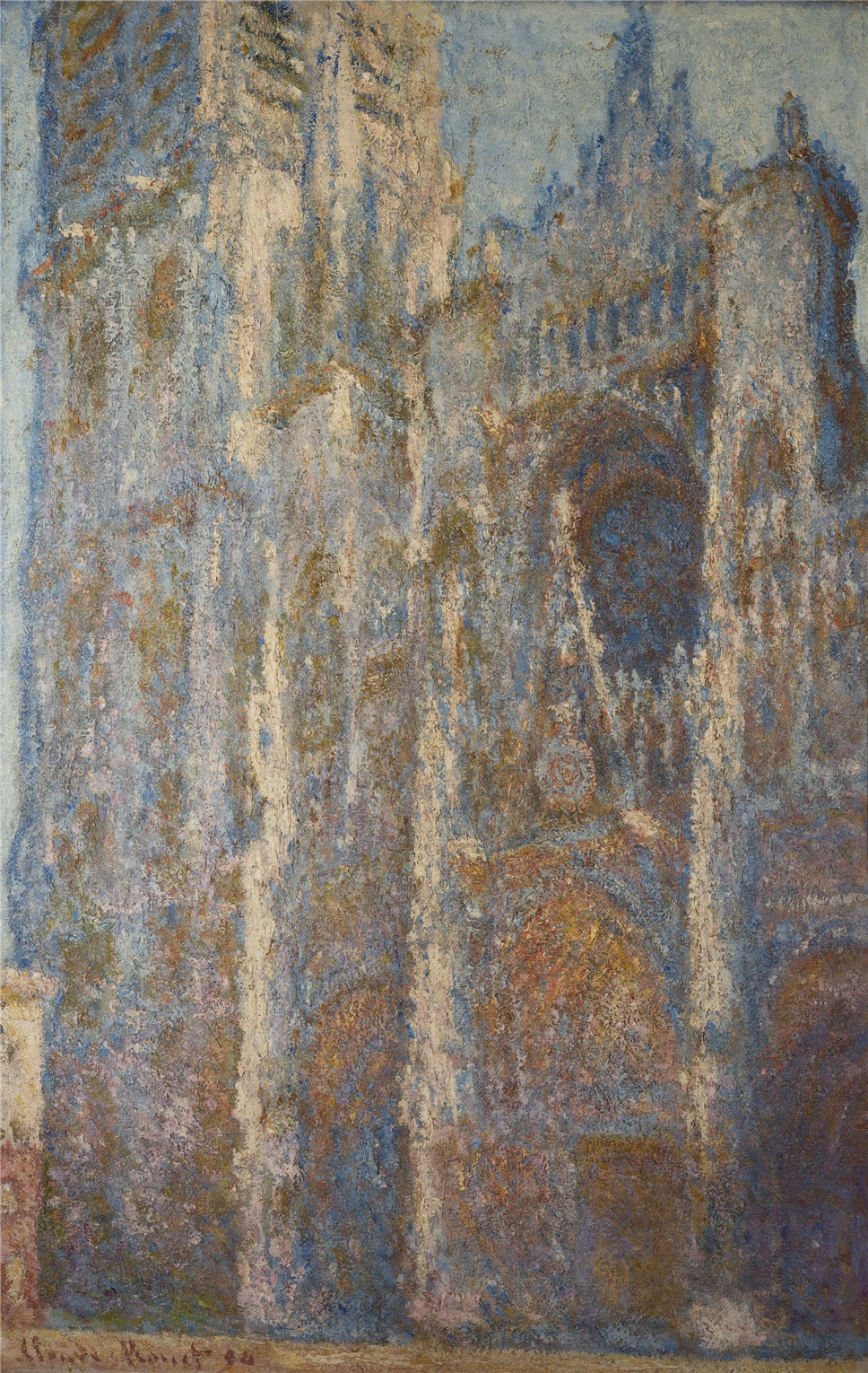 Клод Моне. Руанский собор в полдень (Портал и башня д'Албань). 1893 – 1894