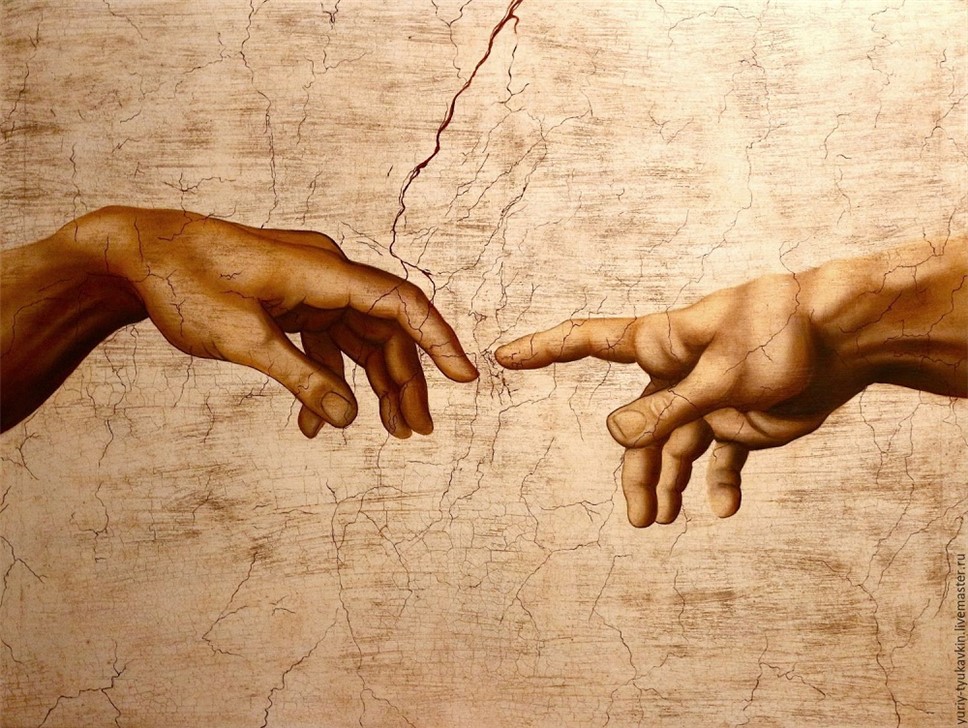 Фреска Микеланджело "Сотворение Адама". Фото: blog.predanie.ru