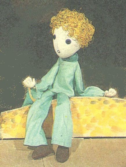 Кукла 'Маленький принц' из постановки 'Звезды над пустыней'. Фото: Бахрушинский музей