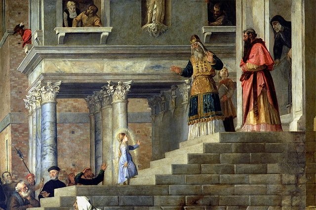 Введение во храм Пресвятой Богородицы (Тициан, 1534-1538). Фото: Commons.wikimedia.org