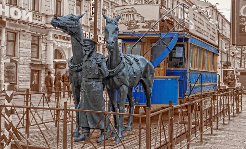 Санкт-Петербургский памятник конке выставлен на продажу