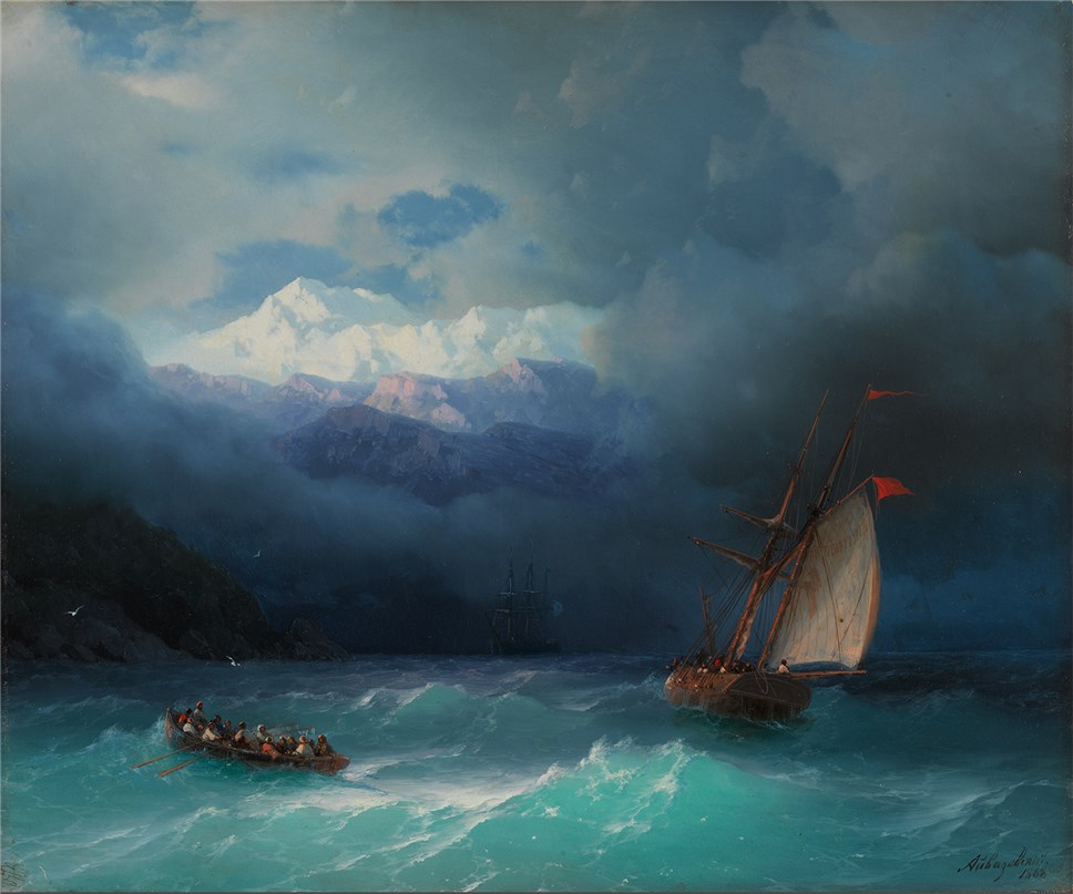 Иван Айвазовский. Бурное море. 1868 год. © Пресс-служба Государственной Третьяковской галереи