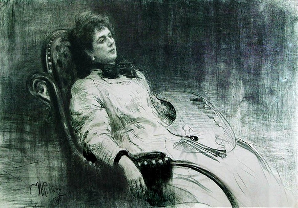 И. Репин. Портрет М. К. Тенишевой. 1898. Третьяковская галерея